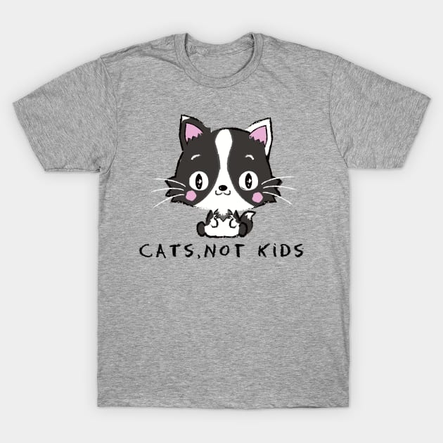 Cats not kids shirt discount